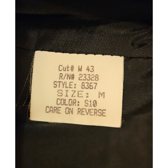 Kimberly Bennett Vintage Wool Blazer Red Black Micro Check Made in USA Medium - Picture 6 of 12